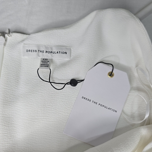 Dress the Population Mira Mini Bridal Dress NWT - Picture 12 of 14